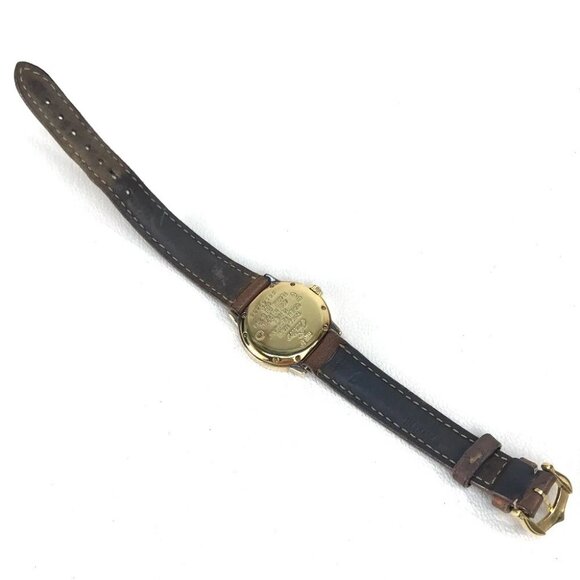 CARTIER 1801 vintage Must Rondo Vermeil Women\'s Wristwatch SV925/Leather belt main image 7